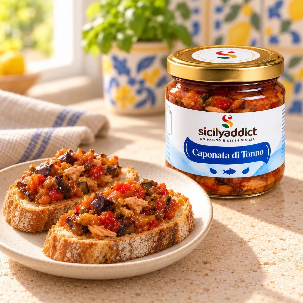 SicilyAddict Caponata antipasto siciliano 200g