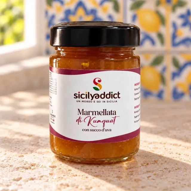 SicilyAddict Marmellata di kumquat confettura 240g
