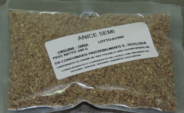 Sicilia che Gusto anice semi verde 100 g per cucina