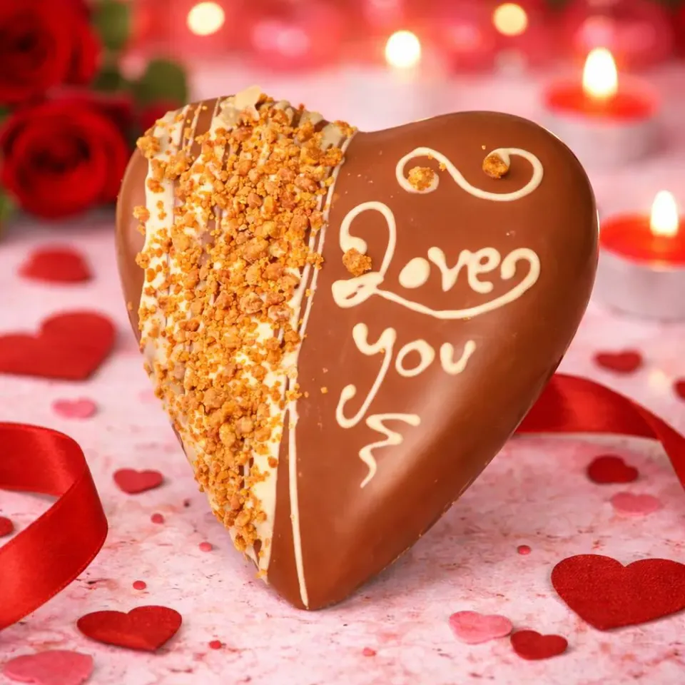 SicilyAddict Cuore di cioccolato con sac à poche