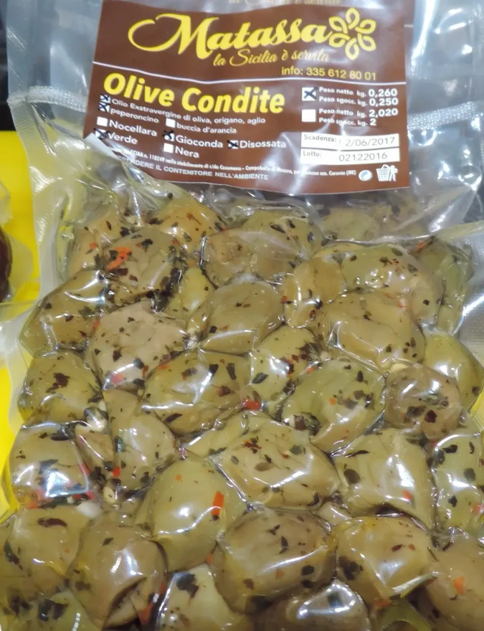 Sicilia che Gusto Olive Gioconda olive sott'olio