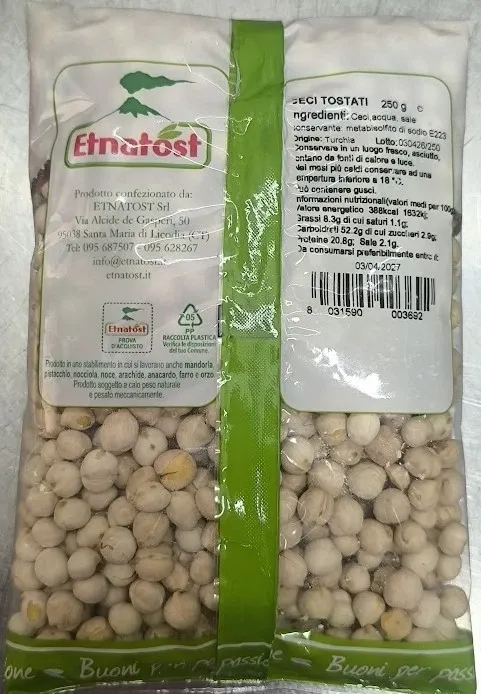 Sicilia che Gusto Calia Ceci Tostati 250 g croccanti