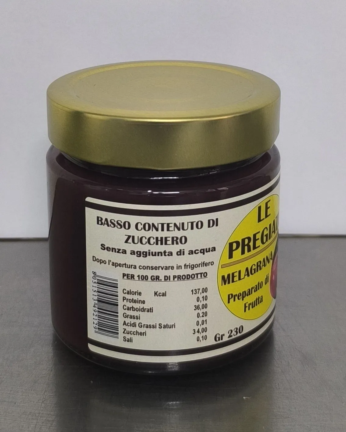 Montelauro Preparato di Melagrana 230 g artigianale