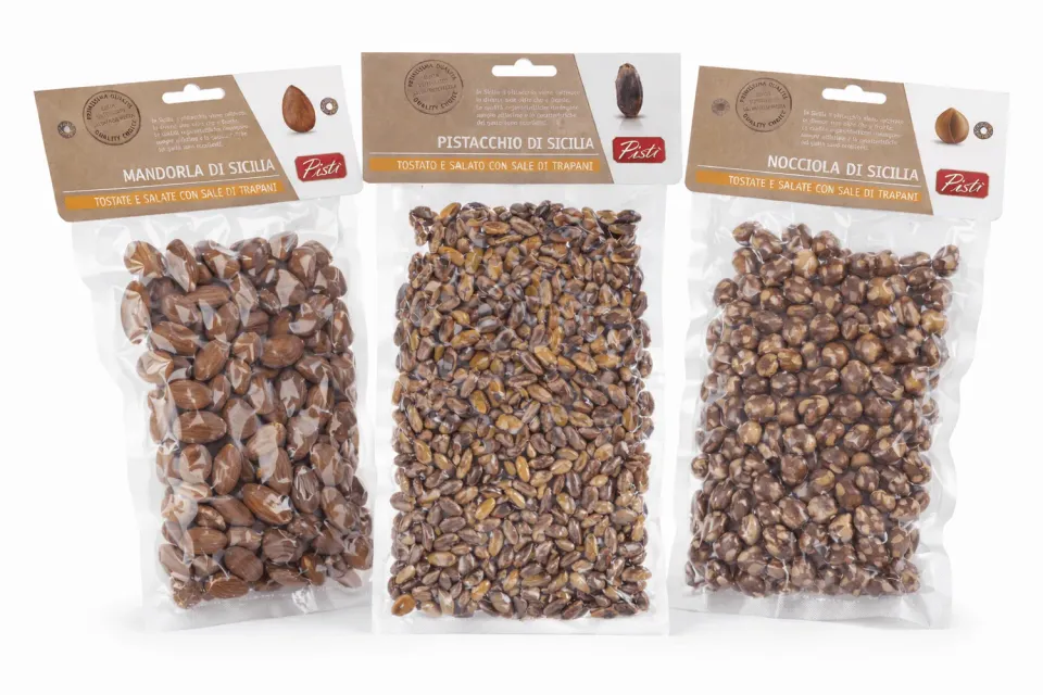 Antichi Sapori dell'Etna Mix Frutta Secca bundle 3x150g tostato salato