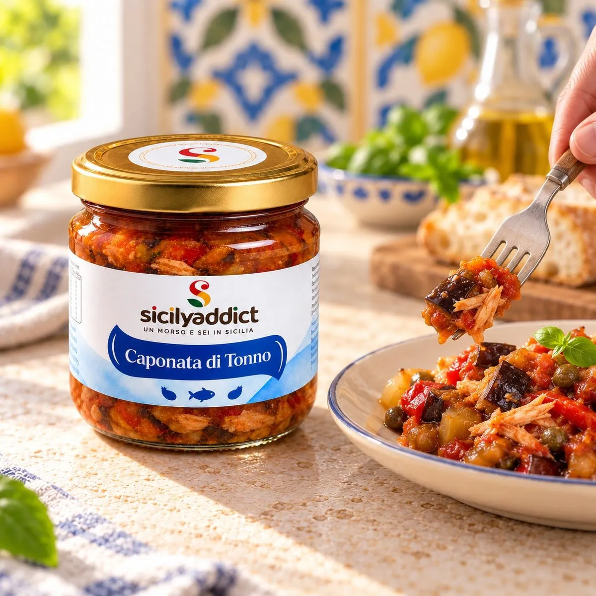 SicilyAddict Caponata antipasto siciliano 200g