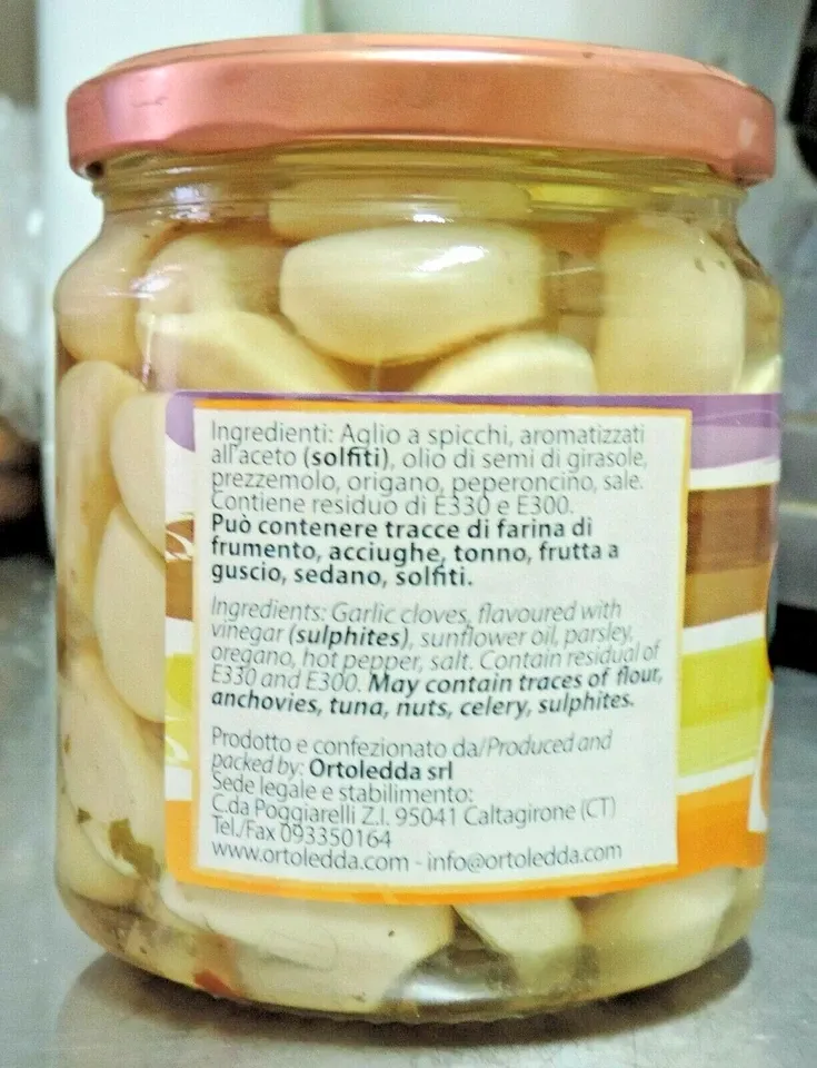 Sicilia che Gusto Aglio sott'olio 280 g artigianale