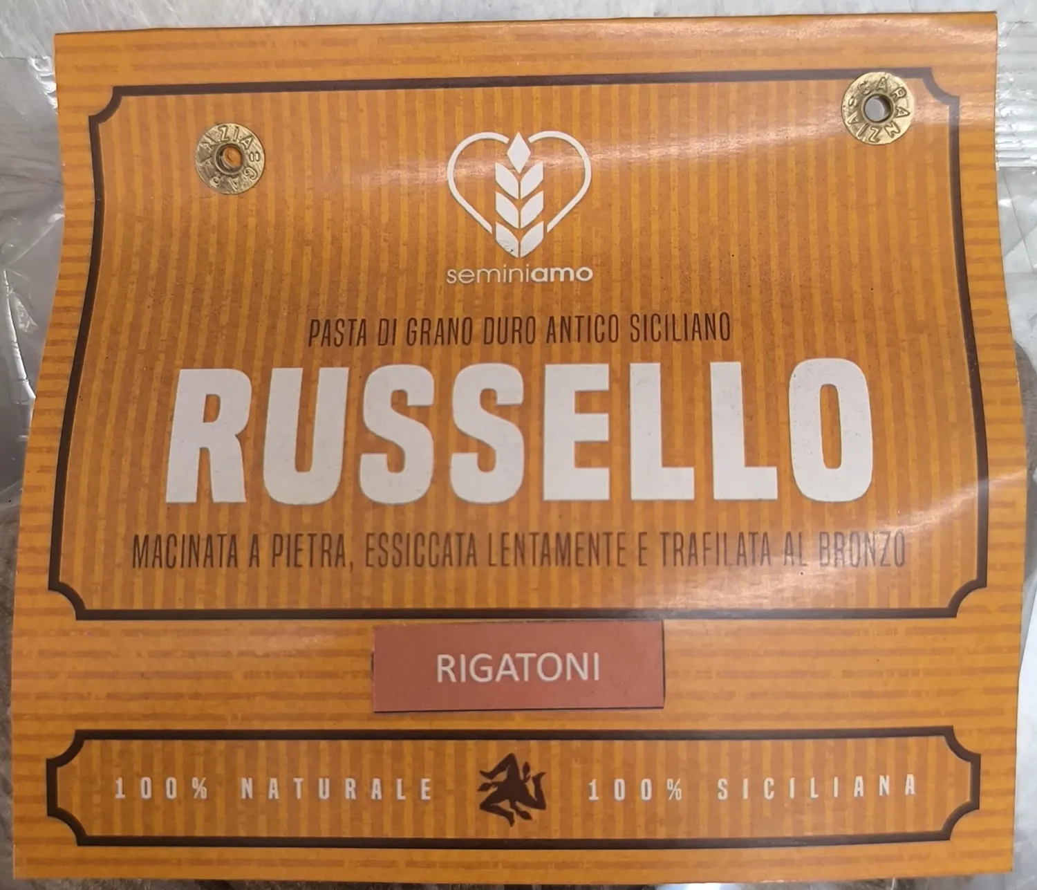 Sicilia che Gusto Pasta Rigatoni Grano Antico 500 g Integrale