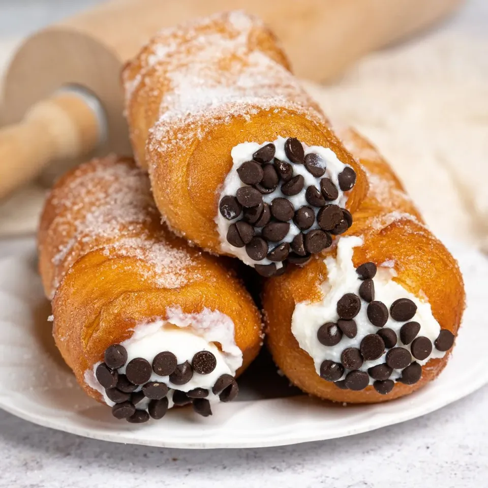 SicilyAddict Cartocci siciliani con ricotta di pecora