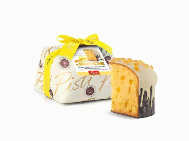 Antichi Sapori dell'Etna Panettone Limone e Miele con Cioccolato Bianco