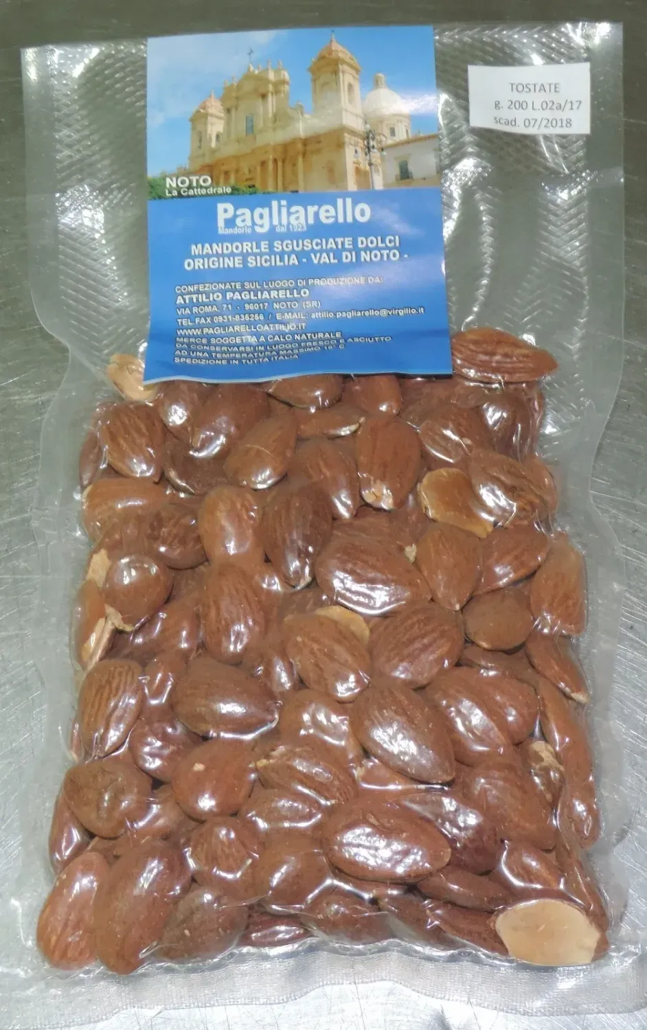 Sicilia che Gusto Mandorle Sgusciate Crude Sicilia 200 g