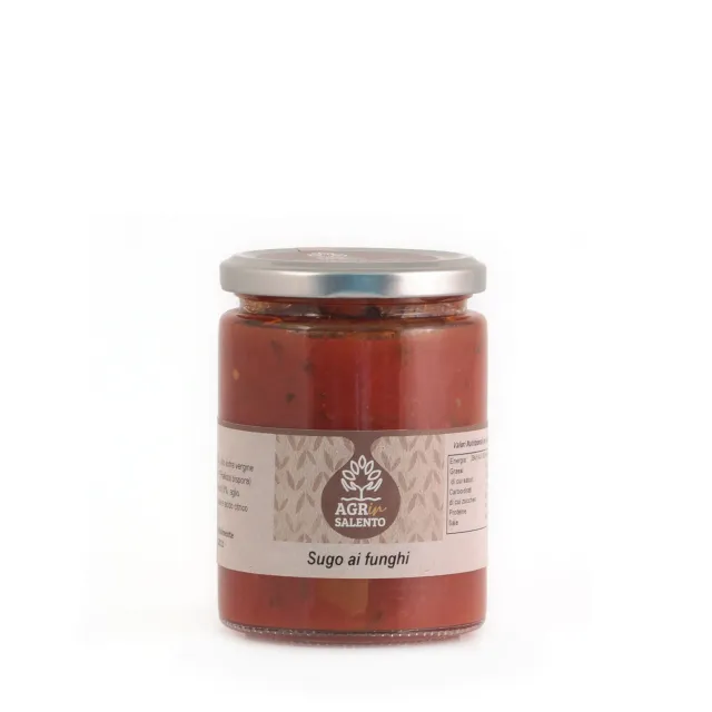 Agrinsalento Sugo ai Funghi sugo pronto