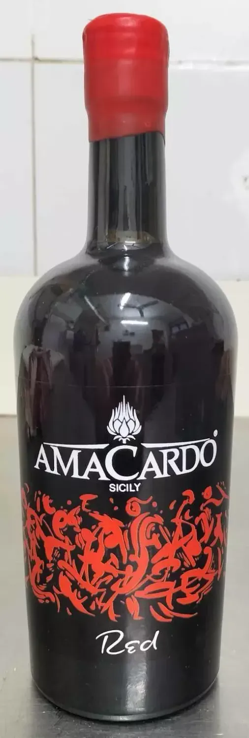 Sicilia che Gusto Amacardo Red Amaro 50 cl arancia e carciofo