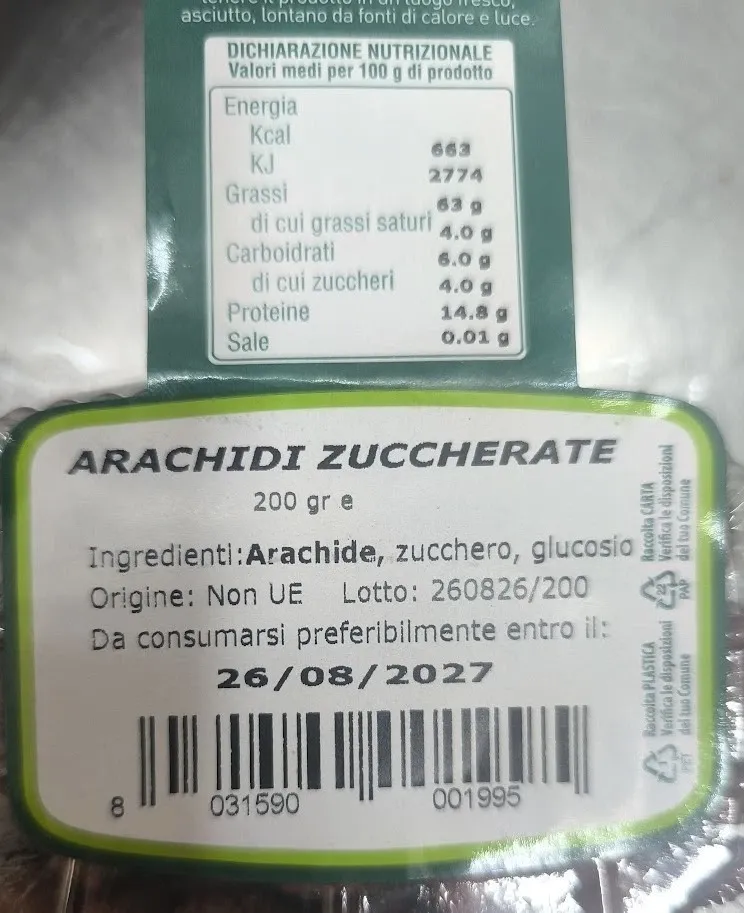 Sicilia che Gusto Arachidi Zuccherate 200 g