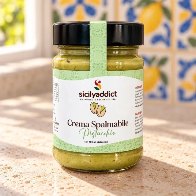 SicilyAddict Crema al pistacchio spalmabile