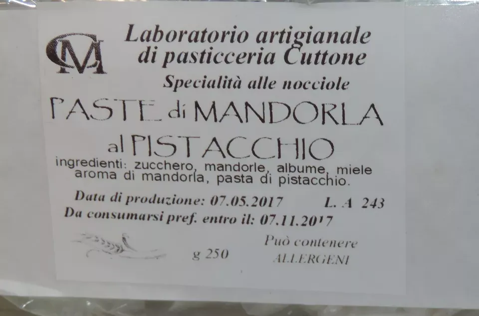 Sicilia che Gusto Paste di Mandorle al Pistacchio 250 g
