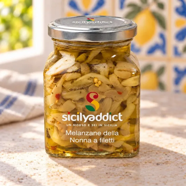 SicilyAddict Melanzane a Filetti Sottolio 280g