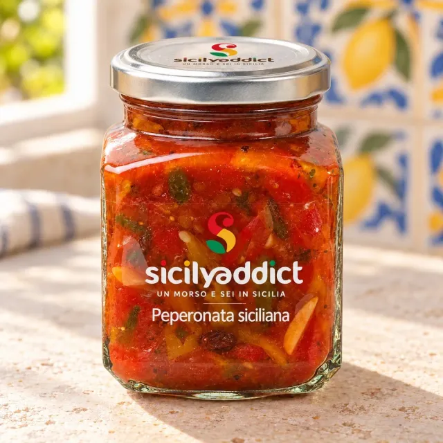 SicilyAddict Peperonata siciliana conserva 280g