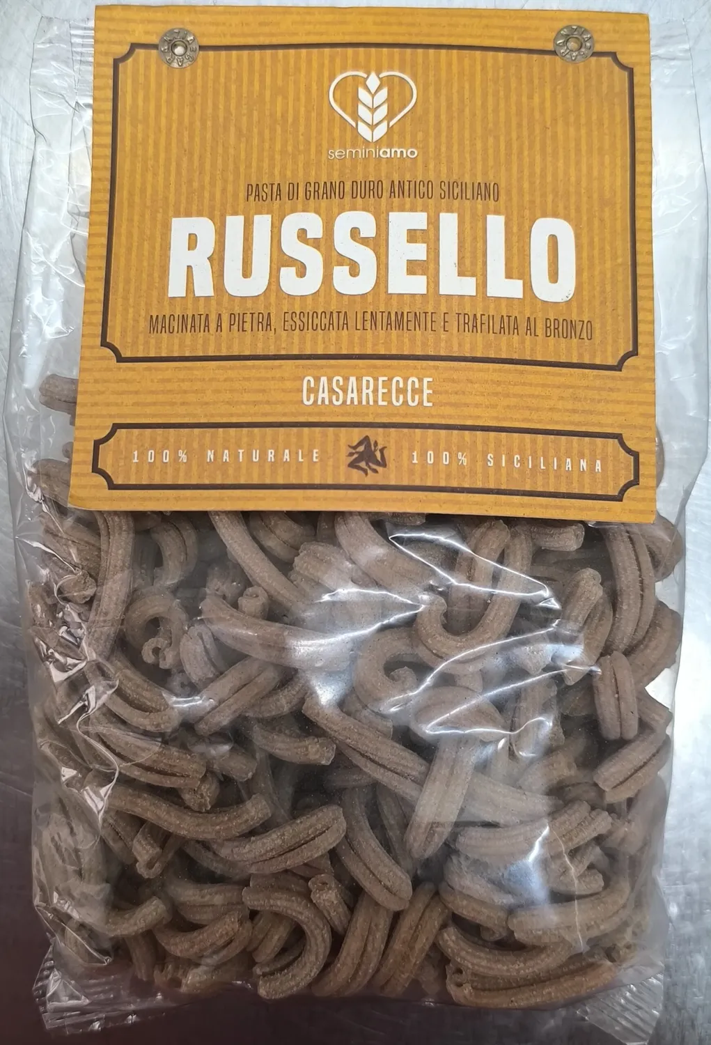 Sicilia che Gusto Pasta Caserecce Grano Antico 500 g Integrale