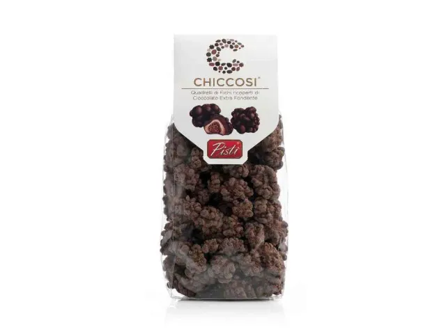 Antichi Sapori dell'Etna Quadrelli fichi secchi al cioccolato