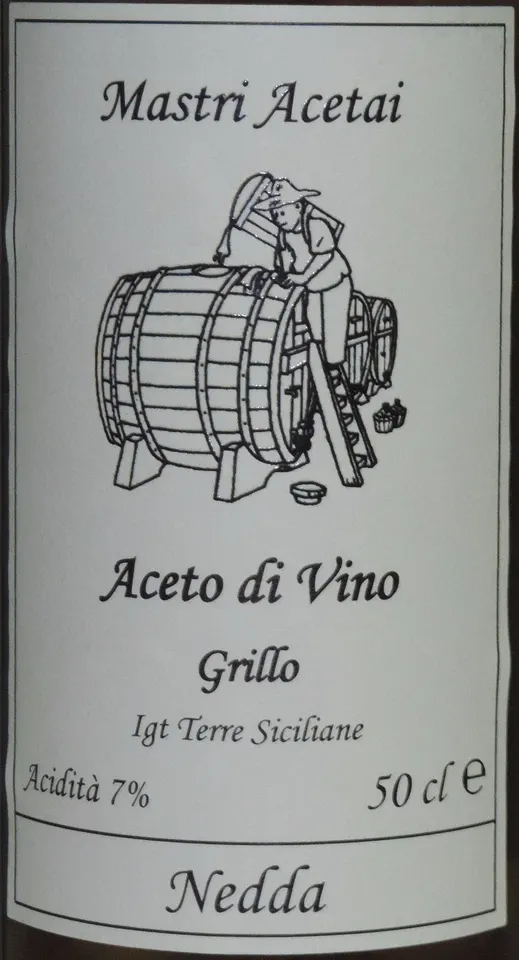 Sicilia che Gusto aceto bianco Grillo mono vitigno 50 cl