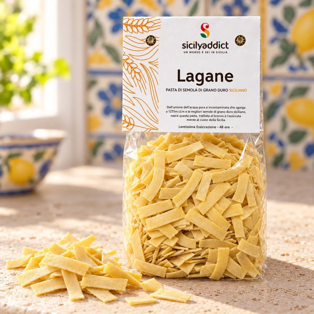 SicilyAddict Lagane Artigianali pasta 500g grano siciliano